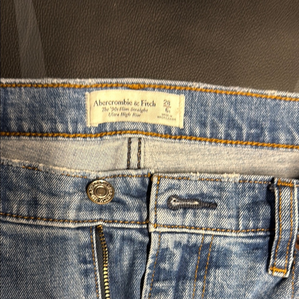 Abercrombie & Fitch Blue Slim Straight Jeans